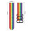 (Rainbow) Ring Buckle Nylon Canvas Watch Band For Garmin Venu X1 4
