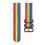 (Rainbow) Ring Buckle Nylon Canvas Watch Band For Garmin Venu X1 2