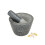Medium Size Unpolished Heavy Base Mortar with Pestle for Crushing and Grinding 3