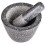 Medium Size Unpolished Heavy Base Mortar with Pestle for Crushing and Grinding 1