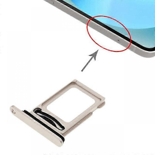 (Silver) SIM+SIM Card Tray for iPhone 13 1
