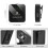 PULUZ Wireless Lavalier Microphone for iPhone / iPad, 8-Pin Receiver and Dual Microphones (Black) 3