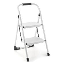 Step Stool for Adults,2 Step Ladder Folding 330lbs Anti Slip Step Stool,Foldable Ergonomic 2 Steel Stool
