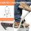 Step Stool for Adults,2 Step Ladder Folding 330lbs Anti Slip Step Stool,Foldable Ergonomic 2 Steel Stool 4