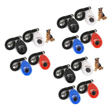Sets Scientific Training Clicker for Dogs Big Button Metal Pet Agility Equipment Wristband Pcs