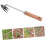 2pcs Manual Weeder Tool Standing Puller for Dandelion Removal Uprooting Weeding Rake Multi Function Garden Tool 3