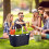 Basket with Handle, Collasiple Picnic Basket for 2, Foldable Picnic Baskets 26.7L 5