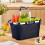 Basket with Handle, Collasiple Picnic Basket for 2, Foldable Picnic Baskets 26.7L 3