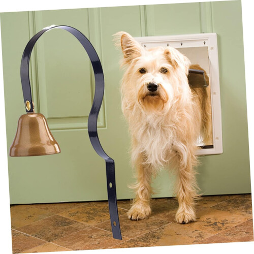 Elevate Your Dog's Training 2 Pcs Metal Training Doorbells for Enhanced 1