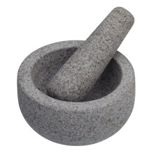 Granite Pestle and Mortar for Grinding and Crushing 12 x 9 cm (4.5' x 3.5')