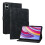 (For Xiaomi Redmi Pad Pro 12.1, Black) Lily Embossed Leather Tablet Case 1