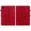 (For Xiaomi Redmi Pad SE 8.7, Red) Lily Embossed Leather Tablet Case 3