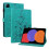 (For Xiaomi Pad 6 11.0 2023, Green) Lily Embossed Leather Tablet Case 1