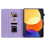(For Xiaomi Redmi Pad 10.61, Purple) Lily Embossed Leather Tablet Case 4