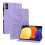 (For Xiaomi Redmi Pad 10.61, Purple) Lily Embossed Leather Tablet Case 1