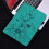 (For Xiaomi Pad 6 11.0 2023, Green) Lily Embossed Leather Tablet Case 2