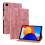 (For Xiaomi Redmi Pad SE 8.7, Pink) Lily Embossed Leather Tablet Case 1