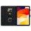 (For Redmi Pad 2 / Redmi Pad SE 11 2025, Black) Lily Embossed Leather Tablet Case 4