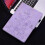 (For Xiaomi Pad 6 11.0 2023, Purple) Lily Embossed Leather Tablet Case 2