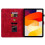 (For Xiaomi Redmi Pad SE, Red) Lily Embossed Leather Tablet Case 4