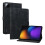 (For Xiaomi Pad 7 / Pad 7 Pro, Black) Lily Embossed Leather Tablet Case 1