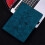 (For Xiaomi Redmi Pad SE 8.7, Dark Blue) Lily Embossed Leather Tablet Case 2