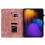 (For Xiaomi Pad 7 / Pad 7 Pro, Pink) Lily Embossed Leather Tablet Case 3