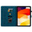 (For Redmi Pad 2 / Redmi Pad SE 11 2025, Dark Blue) Lily Embossed Leather Tablet Case 4