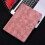 (For Redmi Pad 2 / Redmi Pad SE 11 2025, Pink) Lily Embossed Leather Tablet Case 2