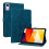 (For Xiaomi Redmi Pad SE, Dark Blue) Lily Embossed Leather Tablet Case 1