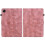 (For Xiaomi Redmi Pad SE 8.7, Pink) Lily Embossed Leather Tablet Case 3