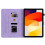 (For Redmi Pad 2 / Redmi Pad SE 11 2025, Purple) Lily Embossed Leather Tablet Case 4