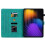 (For Xiaomi Pad 7 / Pad 7 Pro, Green) Lily Embossed Leather Tablet Case 4
