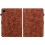 (For Xiaomi Redmi Pad SE 8.7, Brown) Lily Embossed Leather Tablet Case 3