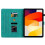 (For Xiaomi Redmi Pad SE, Green) Lily Embossed Leather Tablet Case 4