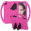 (Rose Red) For Lenovo Tab P11 / J606F EVA Flat Anti Falling Protective Case Shell with Holder(Black) 2