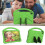 (Green) For Lenovo Tab P11 / J606F EVA Flat Anti Falling Protective Case Shell with Holder(Black) 3