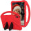 (Red) For Lenovo Tab P11 / J606F EVA Flat Anti Falling Protective Case Shell with Holder(Black) 2