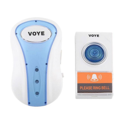 VOYE V008A Home Music Remote Control Wireless Doorbell with 38 Polyphony Sounds, US Plug(White) 1