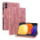 (For Xiaomi Redmi Pad 10.61, Pink) Lily Embossed Leather Tablet Case 1