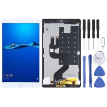 COMPATIBLE LCD Screen for Huawei MediaPad M3 8.4 BTV-W09/BTV-DL09 Digitizer Full Assembly with Fingerprint (White)