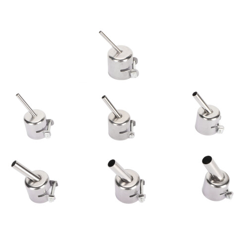 7Pcs Heat Gun Nozzles Aluminium Alloy Locking 1