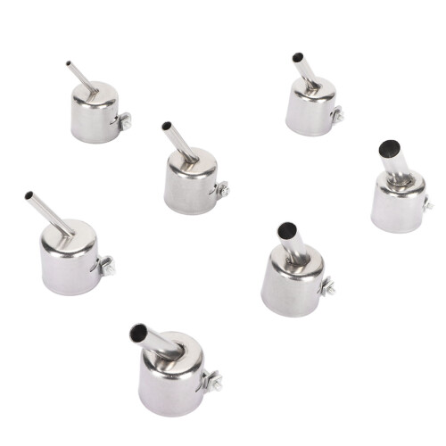 7Pcs Heat Gun Nozzles Aluminium Alloy Locking 2