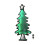 60cm Light up Christmas Tree Infinity Decoration with LEDs 10