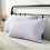 Living And Home 2Pcs Polyester Washable Stripe Bed Pillows, 74cm L x 48cm W 2