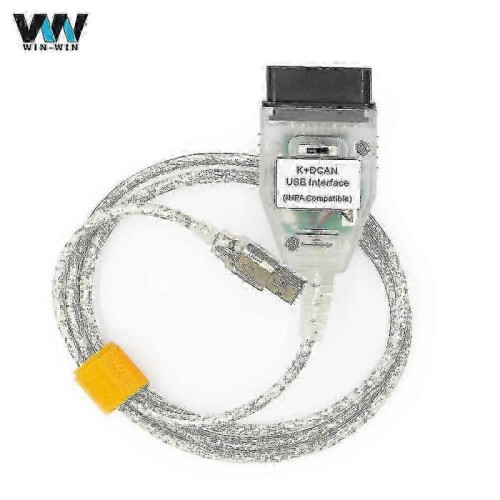 (white) For BMW INPA K+CAN K+DCAN FTDI FT232RL Chip with Switch USB Interface Diagnostic Tool For BMW OBD2 Scanner 1
