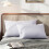 Living And Home 2Pcs Polyester Washable Stripe Bed Pillows, 74cm L x 48cm W 1