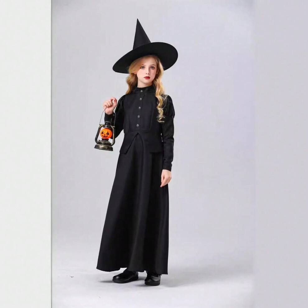 Ibywind (Child, 130Cm) Halloween Children's Adult Witch The Wizard Of Oz Adult Stage Cosplay Costume
