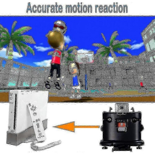 (Black) 2 Motion Plus Adapter Sensor For Wii Remote Controller, Motion Plus Adaptor Accelerator Replacement For Wii Motion Plus Adapter 2