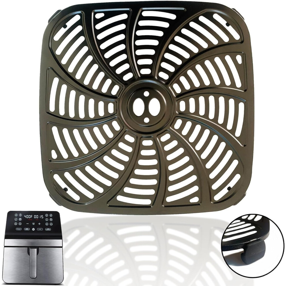 1 Air Fryer Grill Plate Upgraded for Air Frying and Grilling 8QT